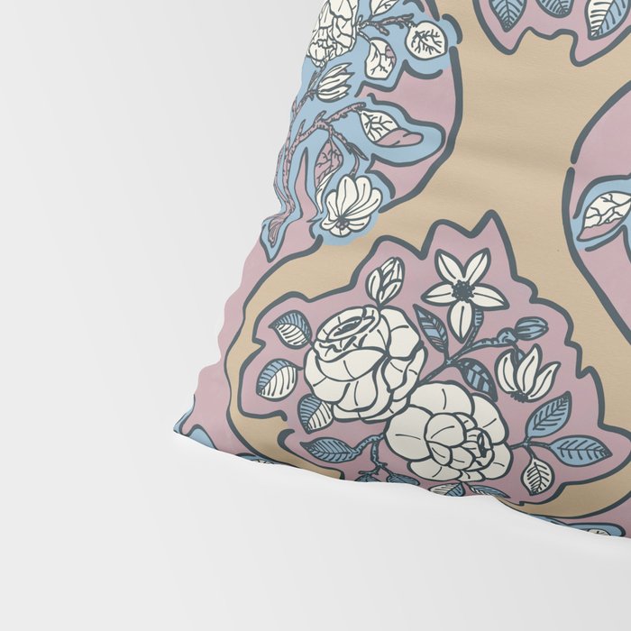Antique Floral Beauty Pillow Sham Gallery Image 4