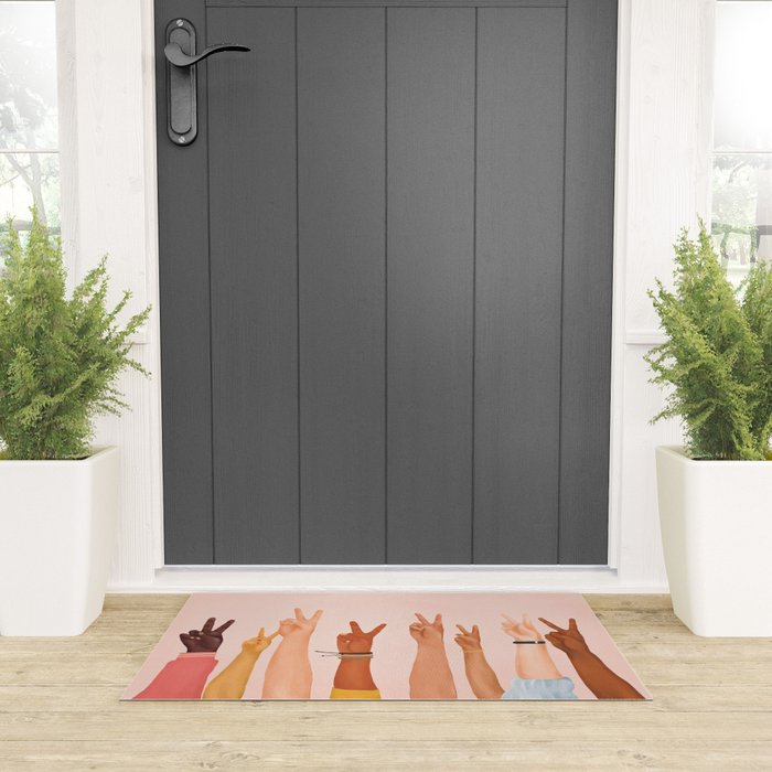 Peace Welcome Mat Gallery Image 3