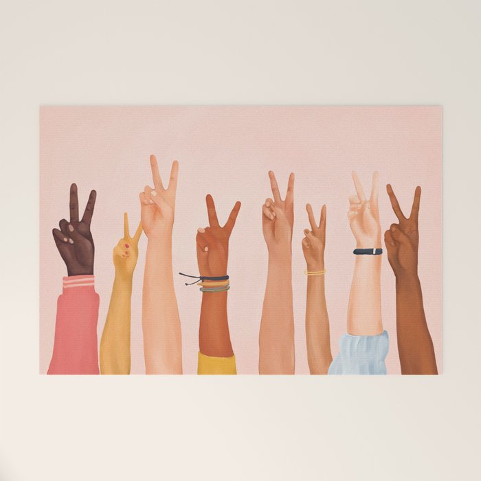 Peace Welcome Mat Gallery Image 1