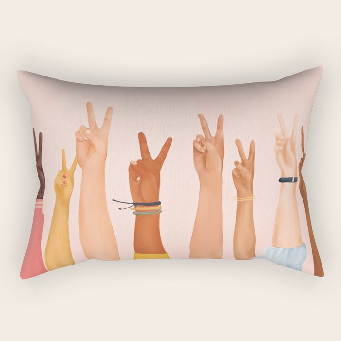 Peace Rectangular Pillow Gallery Image 1