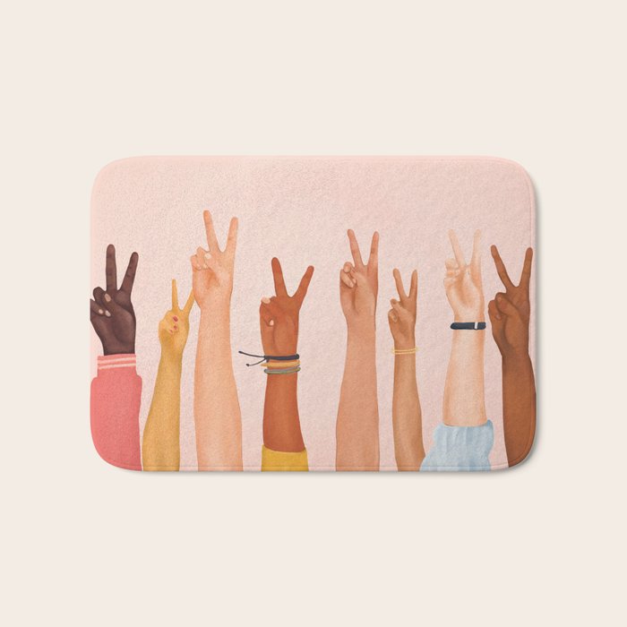 Peace Bath Mat Gallery Image 1