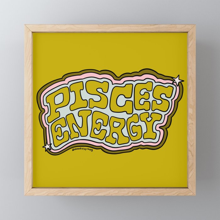 Pisces Energy Mini Art Print Gallery Image 1
