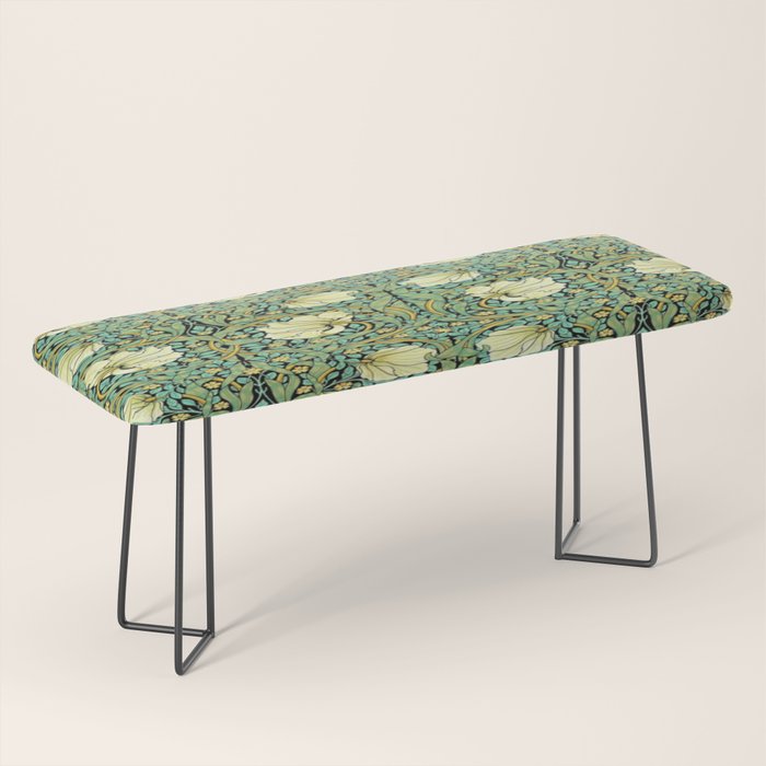 William Morris Pimpernel patterns design  Bench Gallery Image 1