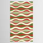 Mod Christmas Retro Xmas Hourglass Abstract Pattern  Tablecloth Gallery Image 2