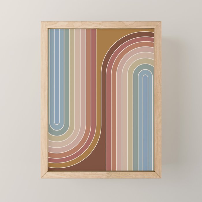 Gradient Curvature IX Mini Art Print Gallery Image 1