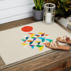 Great Bird Migration Outdoor Rug Gallery Image 2