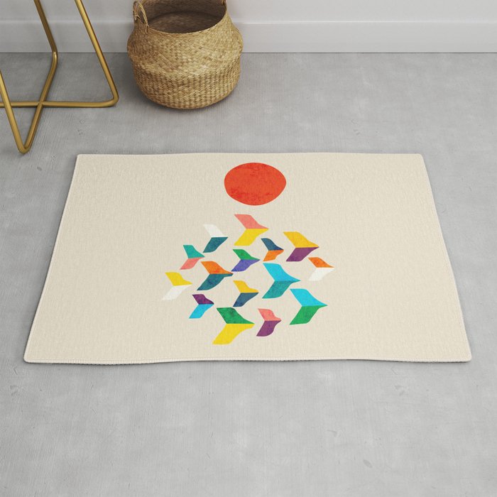 Great Bird Migration Rug Gallery Image 1