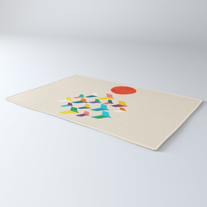 Great Bird Migration Rug Gallery Image 3