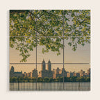 New York City Central Park Sunset x New York Photography Wood Wall Art Gallery Image 1