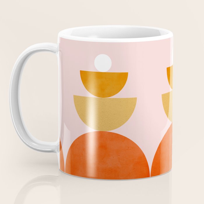 Abstraction Circles Balance Modern Minimalism 007 Coffee Mug Gallery Image 3