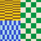 Retro Checkerboard Collage 02 Coffee Mug Gallery Image 2