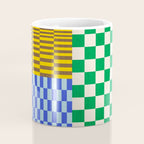 Retro Checkerboard Collage 02 Coffee Mug Gallery Image 4