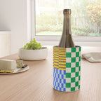 Retro Checkerboard Collage 02 Wine Chiller Gallery Image 4