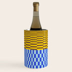 Retro Checkerboard Collage 02 Wine Chiller Gallery Image 2