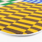 Retro Checkerboard Collage 02 Bath Mat Gallery Image 3