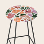 Simple colorful floral CWP Stool Gallery Image 2