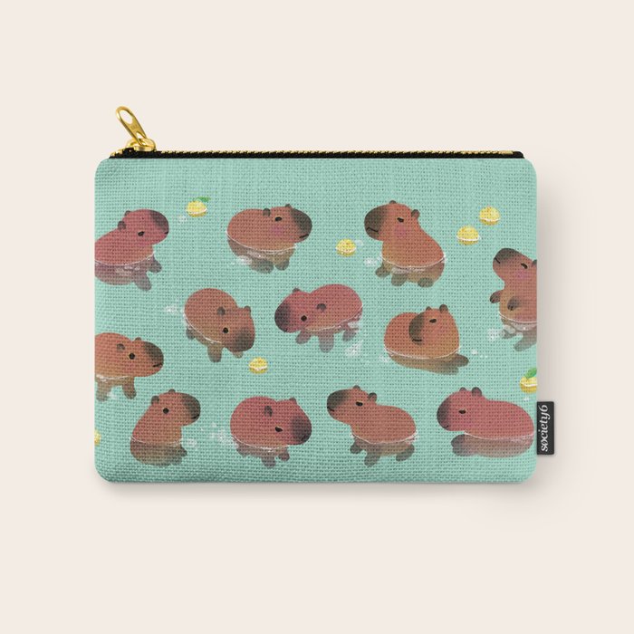 Capybath time Carry All Pouch Gallery Image 1