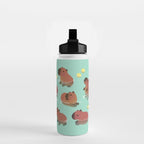 Capybath time Water Bottle Gallery Image 2