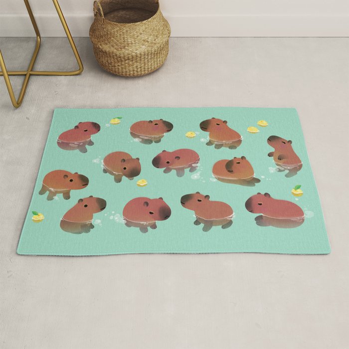 Capybath time Rug Gallery Image 1