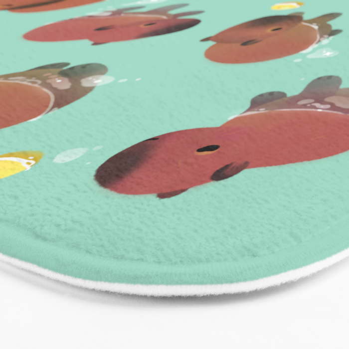 Capybath time Bath Mat Gallery Image 3