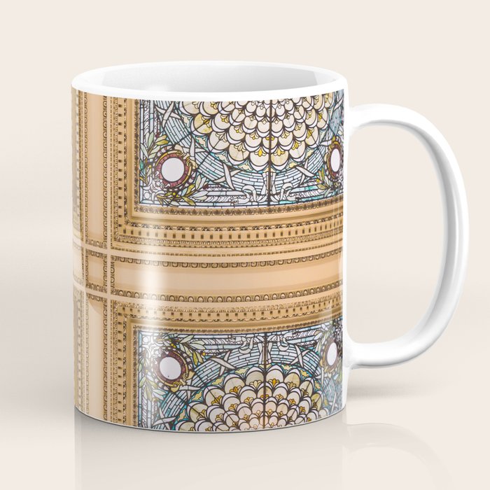 Teal x Gold X Washington DC architecture Coffee Mug Gallery Image 1