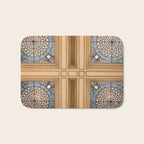 Teal x Gold X Washington DC architecture Bath Mat Gallery Image 1