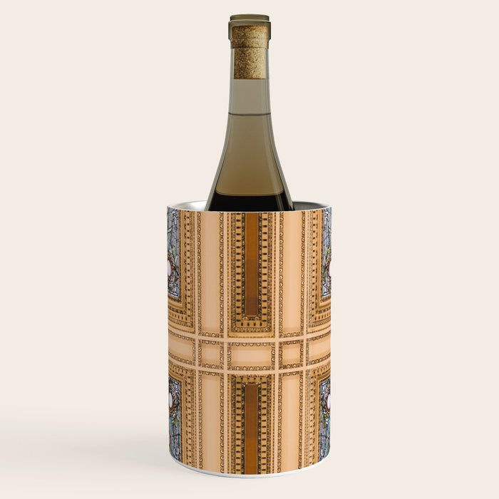 Teal x Gold X Washington DC architecture Wine Chiller Gallery Image 1