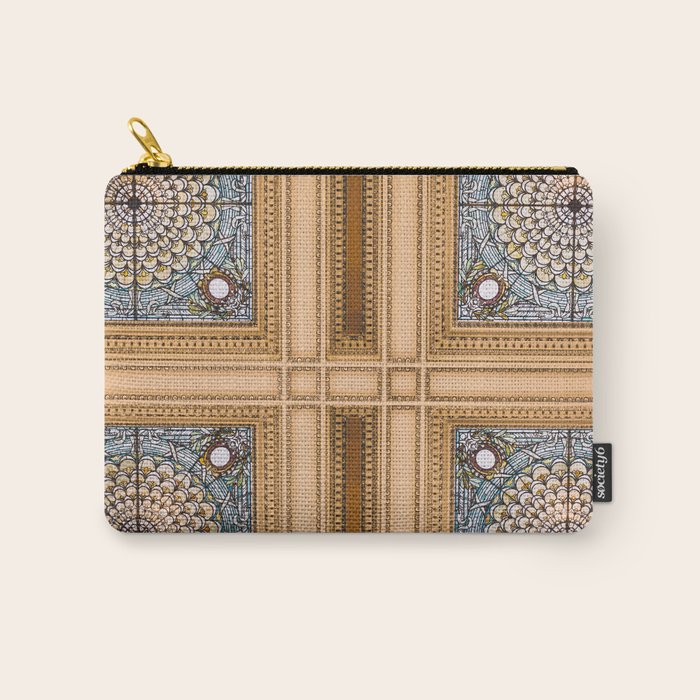 Teal x Gold X Washington DC architecture Carry All Pouch Gallery Image 1