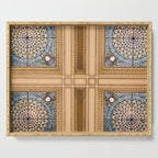 Teal x Gold X Washington DC architecture Serving Tray Gallery Image 1