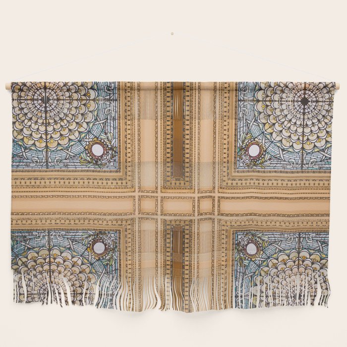Teal x Gold X Washington DC architecture Wall Hanging Gallery Image 1
