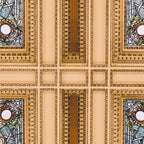 Teal x Gold X Washington DC architecture Coffee Mug Gallery Image 2