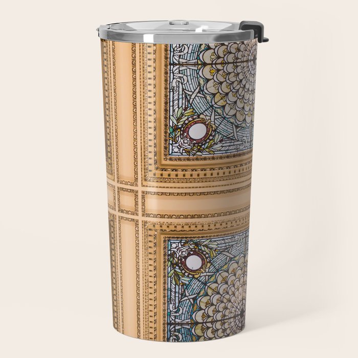 Teal x Gold X Washington DC architecture Travel Mug Gallery Image 2