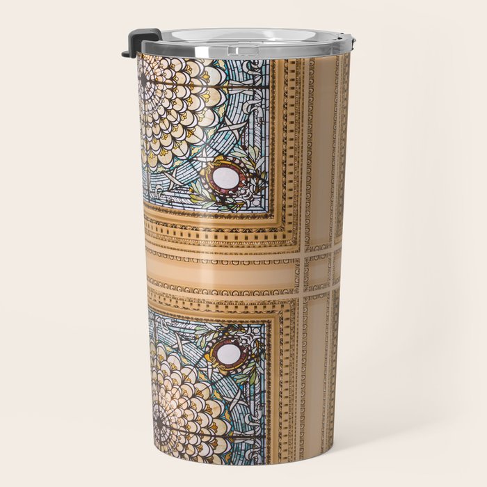 Teal x Gold X Washington DC architecture Travel Mug Gallery Image 3