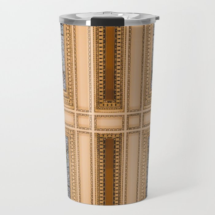 Teal x Gold X Washington DC architecture Travel Mug Gallery Image 1