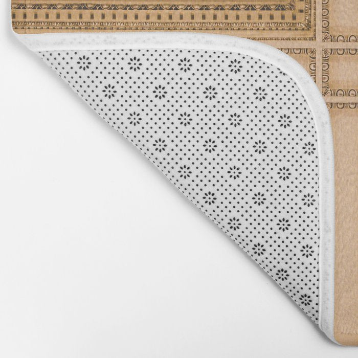 Teal x Gold X Washington DC architecture Bath Mat Gallery Image 2