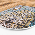 Teal x Gold X Washington DC architecture Bath Mat Gallery Image 3