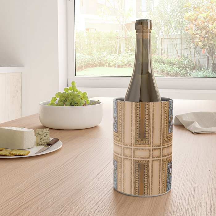 Teal x Gold X Washington DC architecture Wine Chiller Gallery Image 4