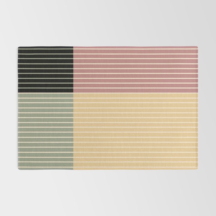 Color Block Line Abstract XII Rug Gallery Image 2