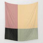 Color Block Line Abstract XII Wall Tapestry Gallery Image 4