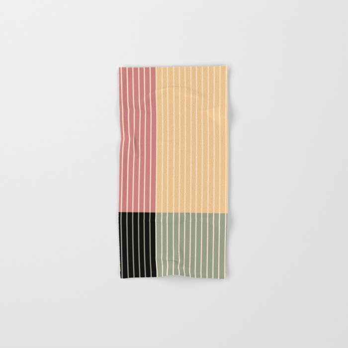Color Block Line Abstract XII Bath Towel Gallery Image 1