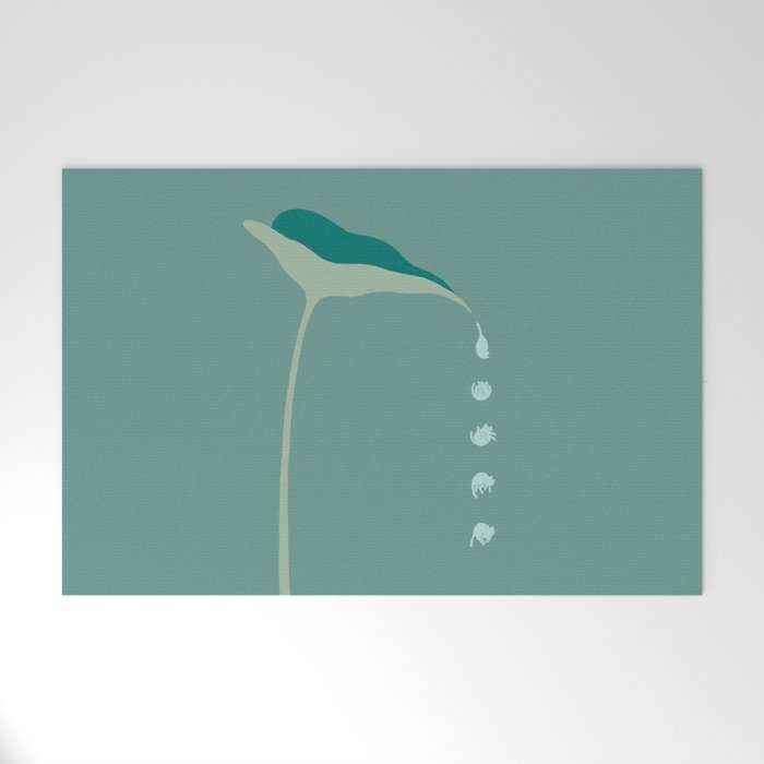 Cat and Plant 54 Welcome Mat Gallery Image 1