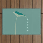 Cat and Plant 54 Outdoor Rug Gallery Image 1