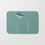 Cat and Plant 54 Bath Mat Gallery Image 1