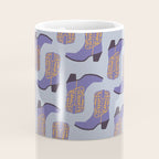 Purple Cowgirl Boot Coffee Mug Gallery Image 4