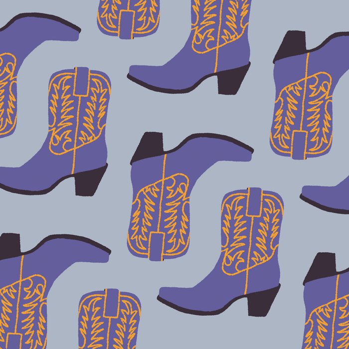 Purple Cowgirl Boot Coffee Mug Gallery Image 2