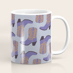 Purple Cowgirl Boot Coffee Mug Gallery Image 1
