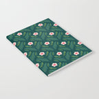 Hibiscus and Leaves Pattern Notebook Gallery Image 2