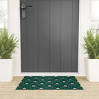 Hibiscus and Leaves Pattern Welcome Mat Gallery Image 3