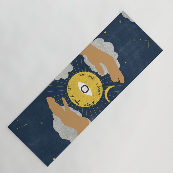 We Are What We Think About Yoga Mat Gallery Image 1