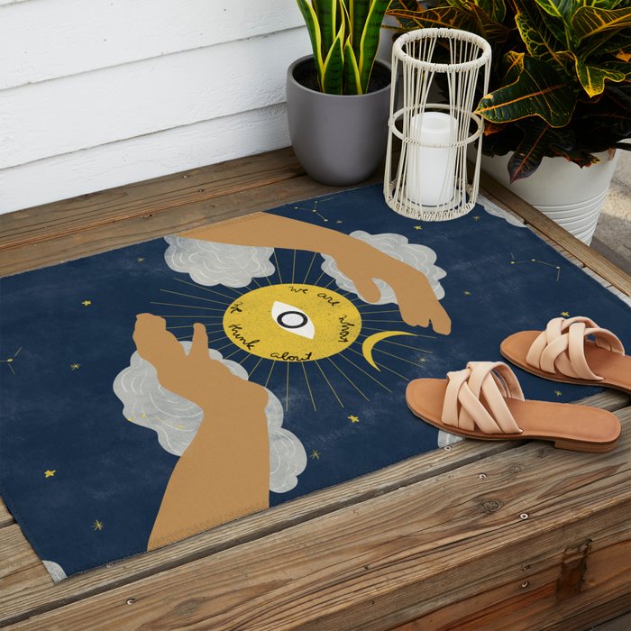 We Are What We Think About Outdoor Rug Gallery Image 2